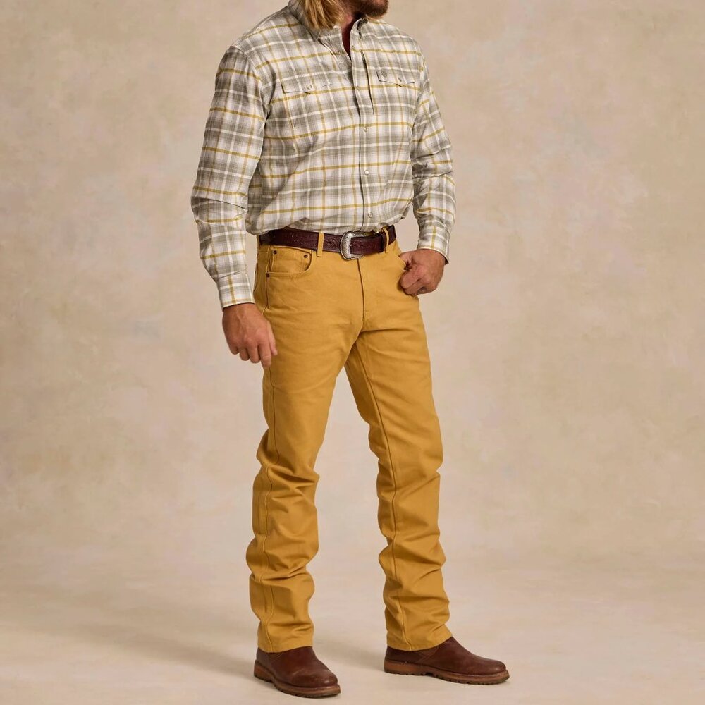 Schaefer Outfitter BRUSHCLOTH RANCH HAND DUNGAREE Yellow/Mustard